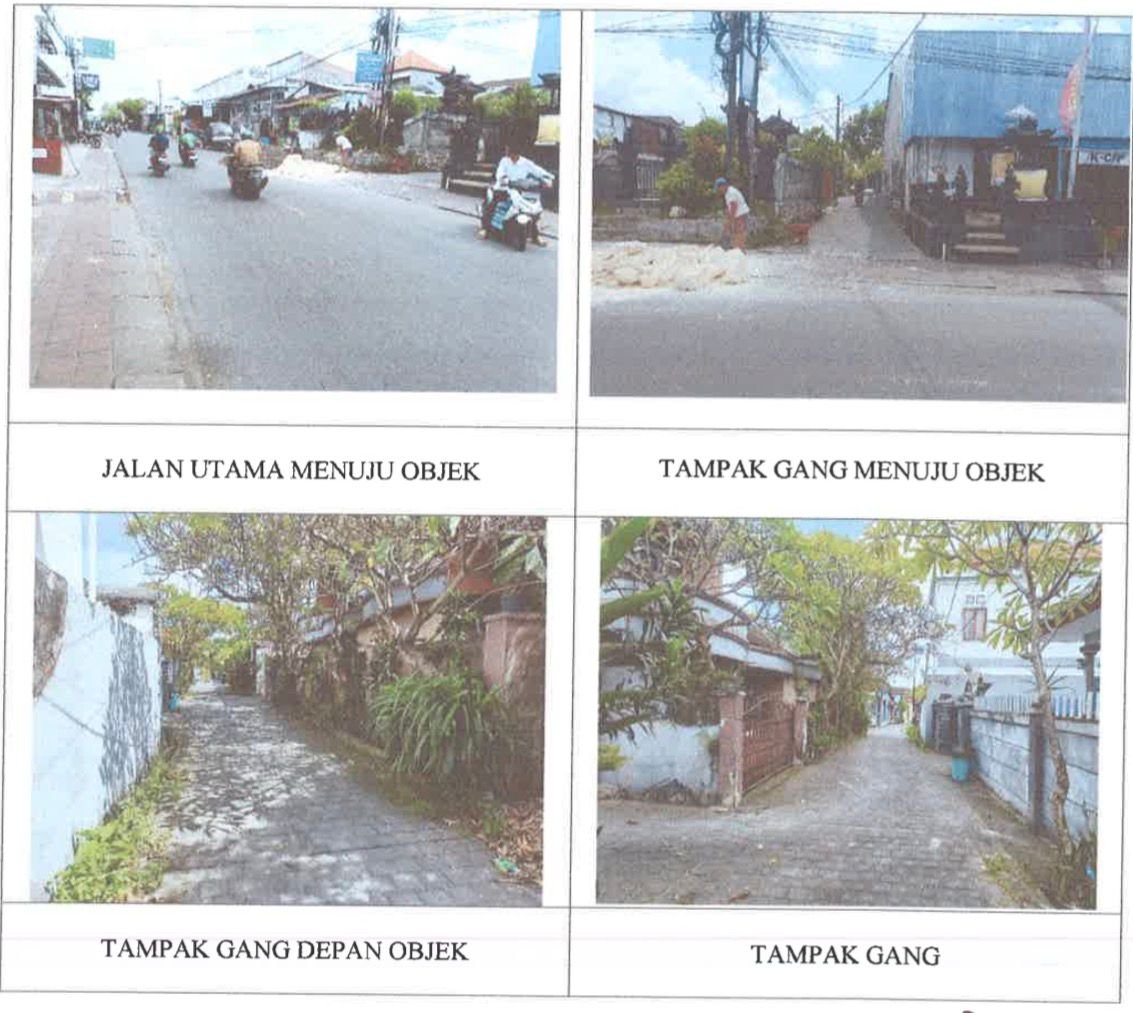 1 BIDANG TANAH DENGAN TOTAL LUAS 300 M2 BERIKUT BANGUNAN DI KOTA DENPASAR