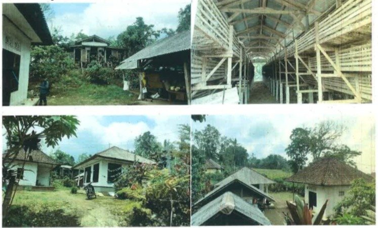 2 BIDANG TANAH  TOTAL LUAS 1890 M2 BERSERTA BANGUNAN DI KABUPATEN TABANAN 