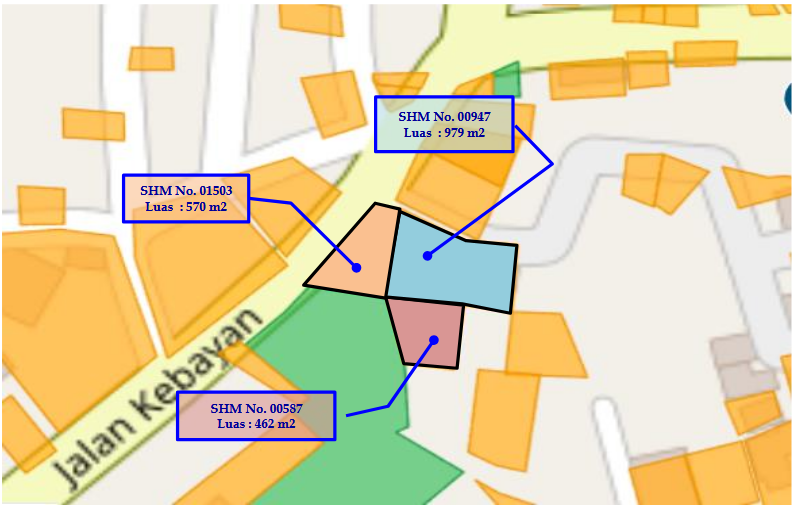 3 BIDANG TANAH DENGAN TOTAL LUAS 2011 M2 BERIKUT BANGUNAN DI KABUPATEN SUMBAWA