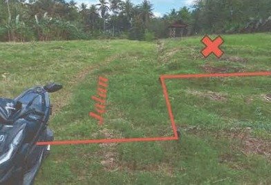 1 BIDANG TANAH DENGAN LUAS TOTAL 1665 M2 DI KABUPATEN TABANAN 